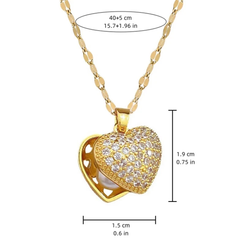 The necklace she’ll never want to take off ❤️