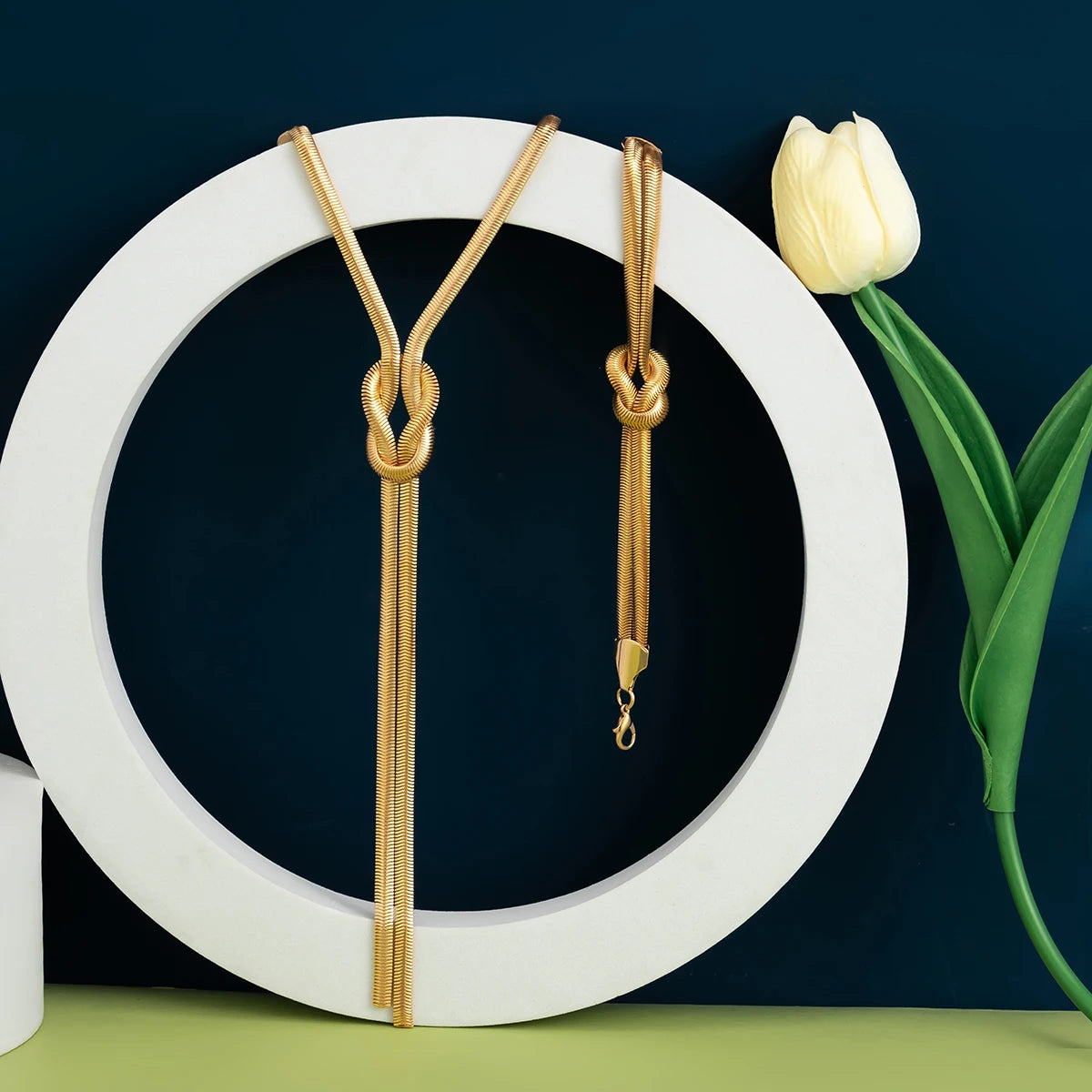 Vintage Snake Chain Jewelry Duo