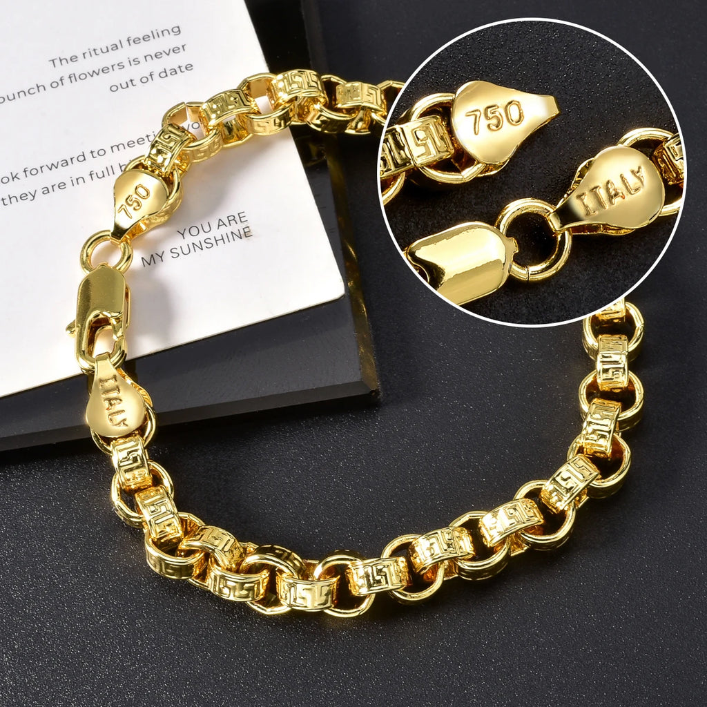 Italian Gold Braided Bracelet ✨ Timeless Luxury
