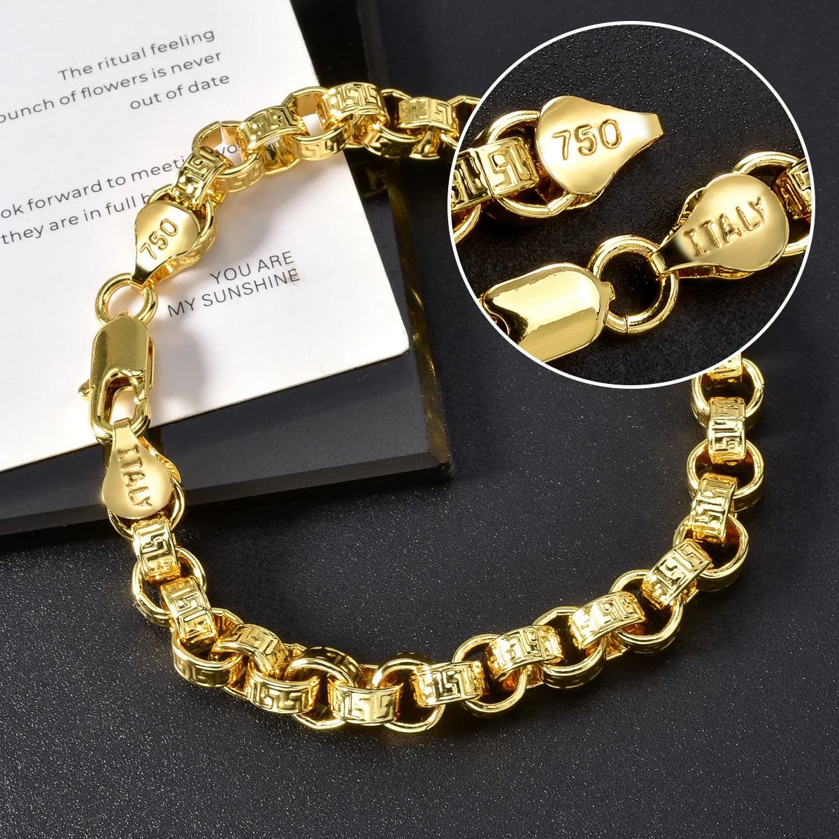 Italian Gold Braided Bracelet ✨ Timeless Luxury