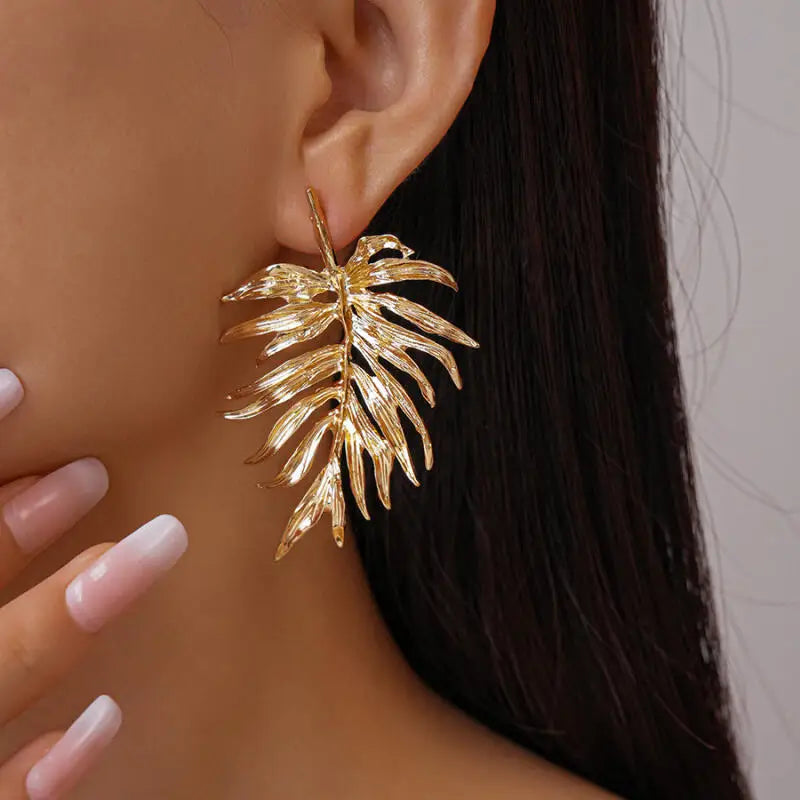 Aurora Leaf Earring