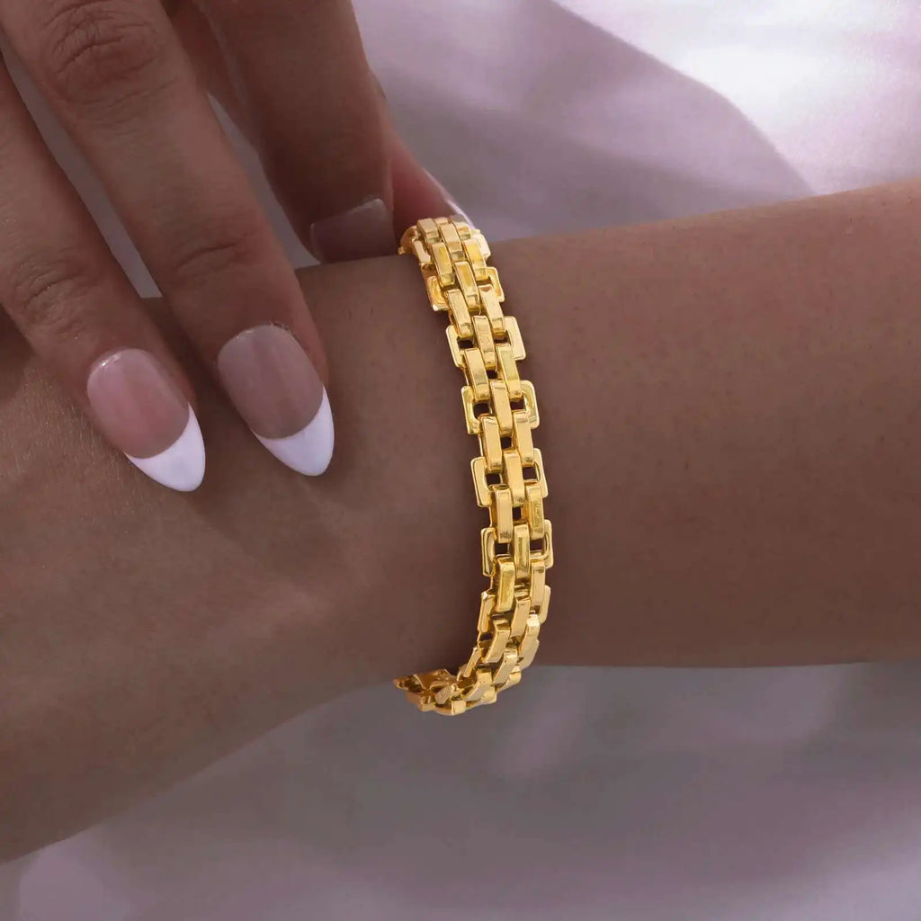Luxury Gold Watch Bracelet