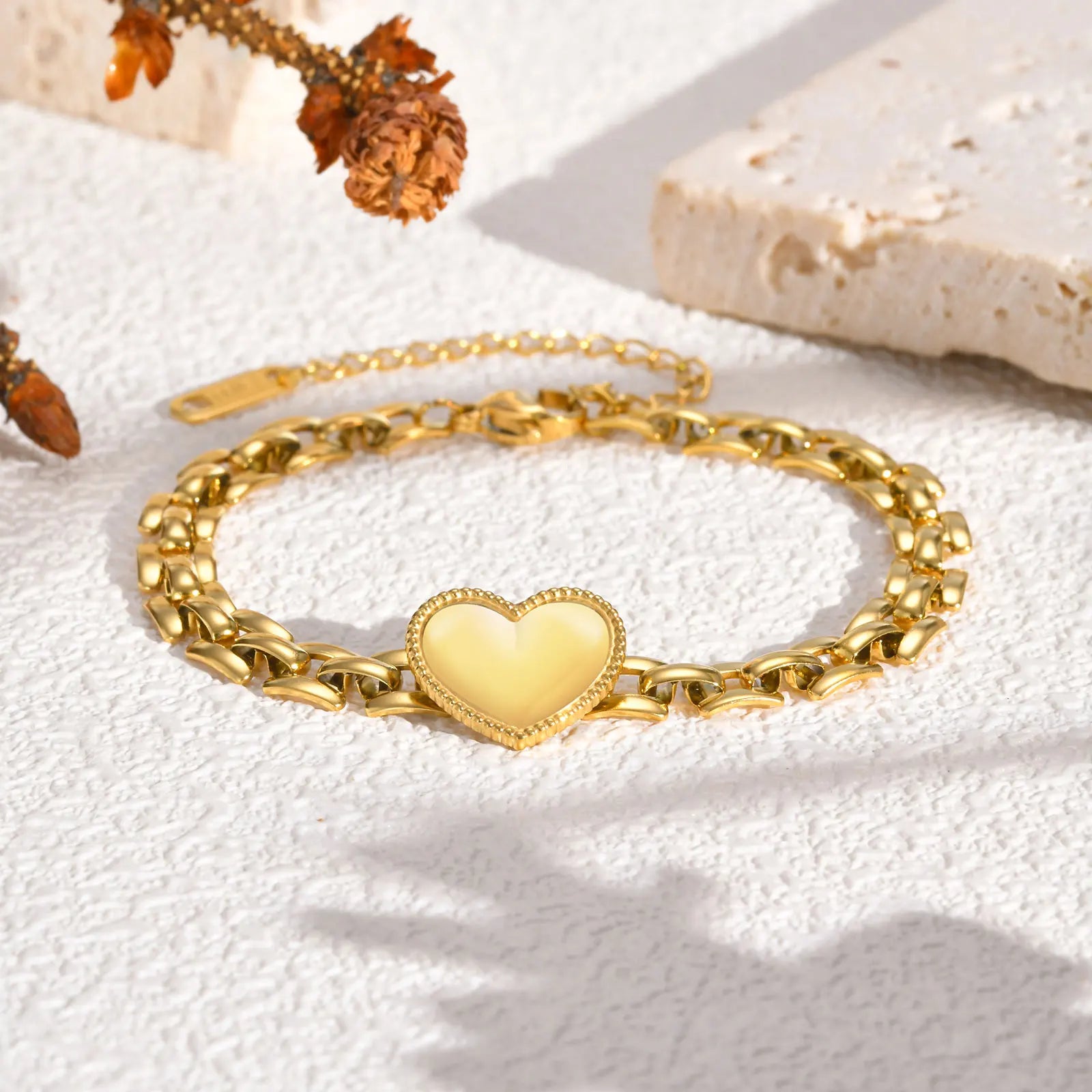 Vnox Heart Love Bracelet