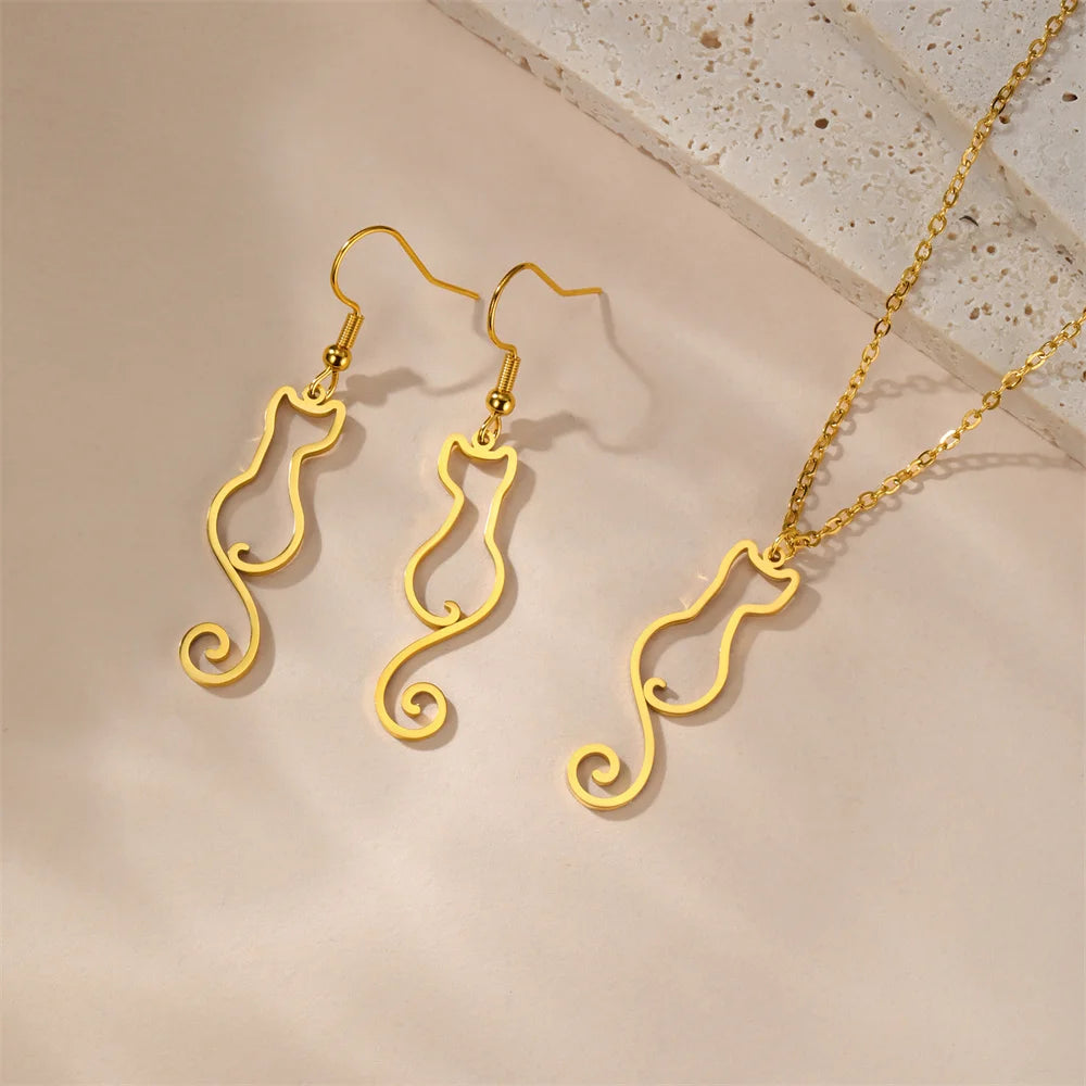 Adorable Cat Tail Earrings