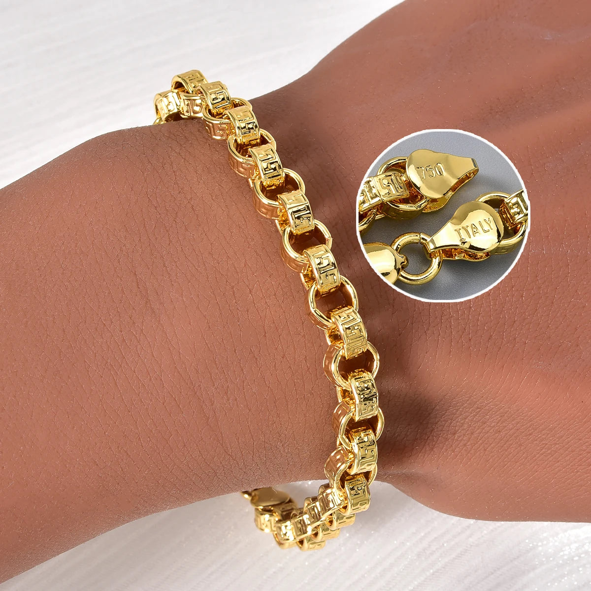 Italian Gold Braided Bracelet ✨ Timeless Luxury