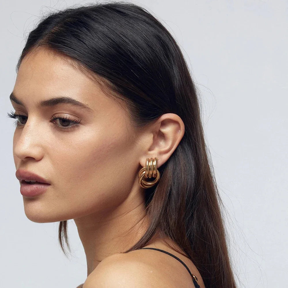 Aurora Twist Knot Earrings