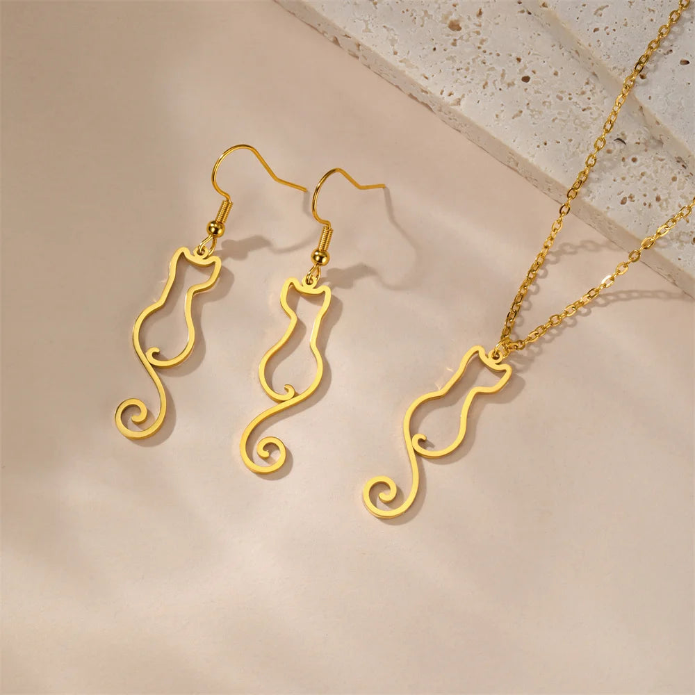 Adorable Cat Tail Earrings