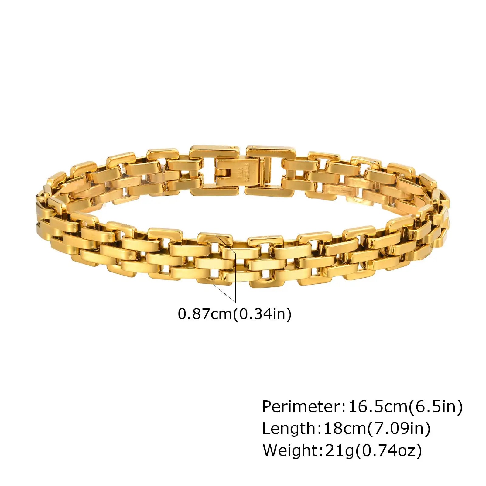 Luxury Gold Watch Bracelet