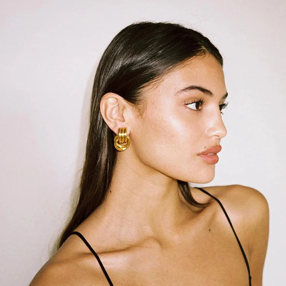 Aurora Twist Knot Earrings