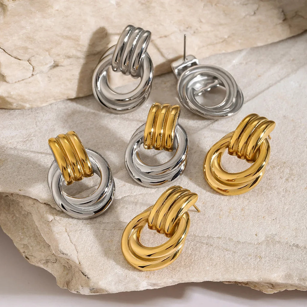 Aurora Twist Knot Earrings
