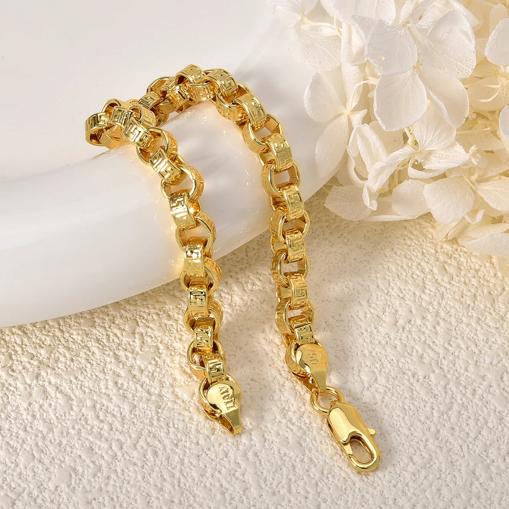 Italian Gold Braided Bracelet ✨ Timeless Luxury
