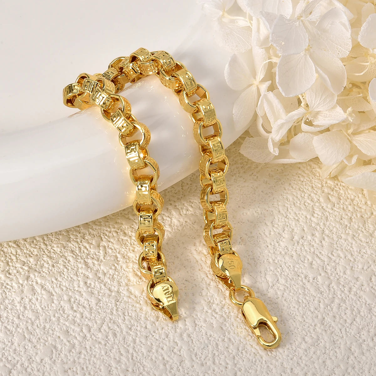 Italian Gold Braided Bracelet ✨ Timeless Luxury