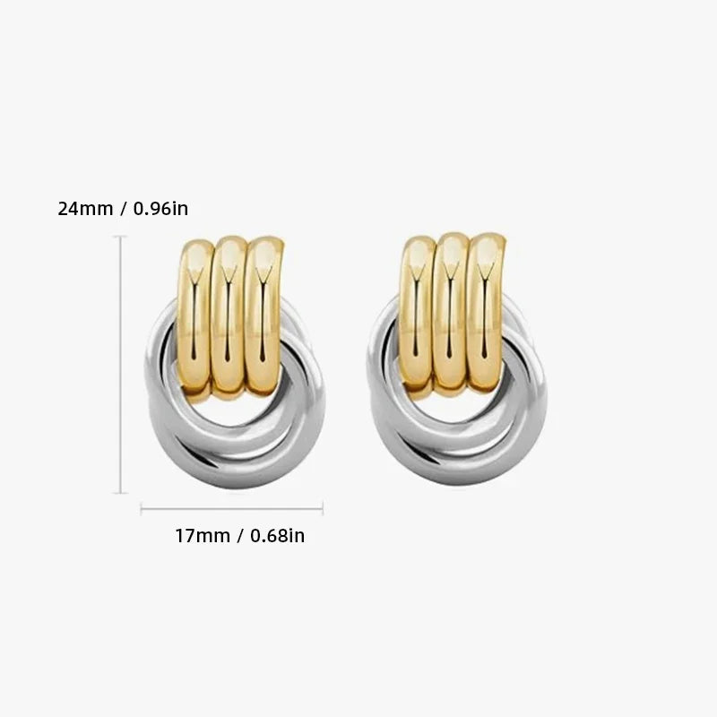 Aurora Twist Knot Earrings