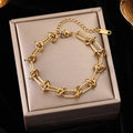 EILIECK Twisted Gold Bracelet