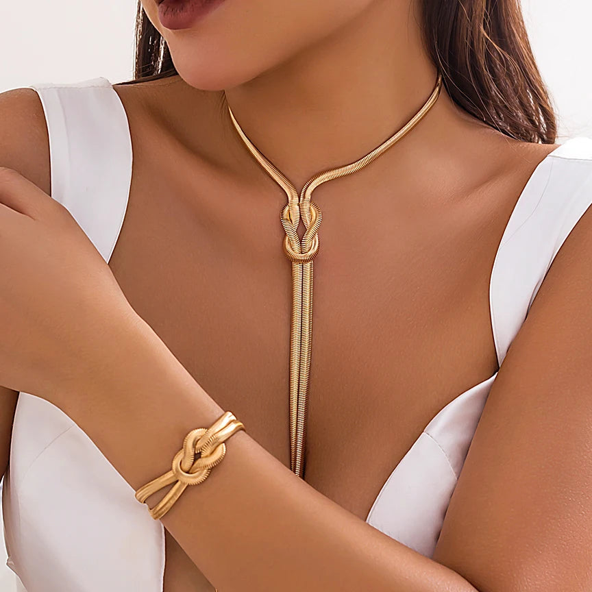 Vintage Snake Chain Jewelry Duo